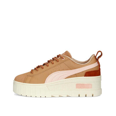 Puma - Cuña Mayze marrón/rosa 389868-01
