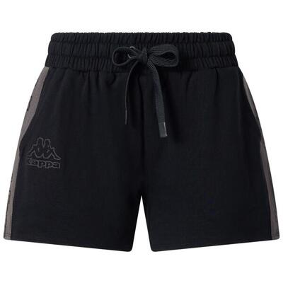 Pantaloncini sportivi da donna in cotone viola da sportivo