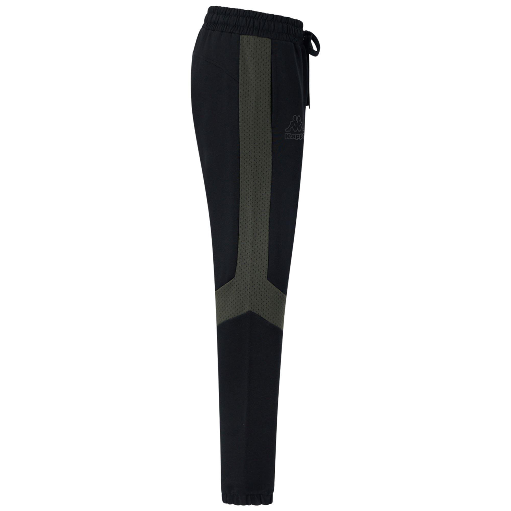 Pantaloni tuta da donna in cotone nero da sportivo 3/7