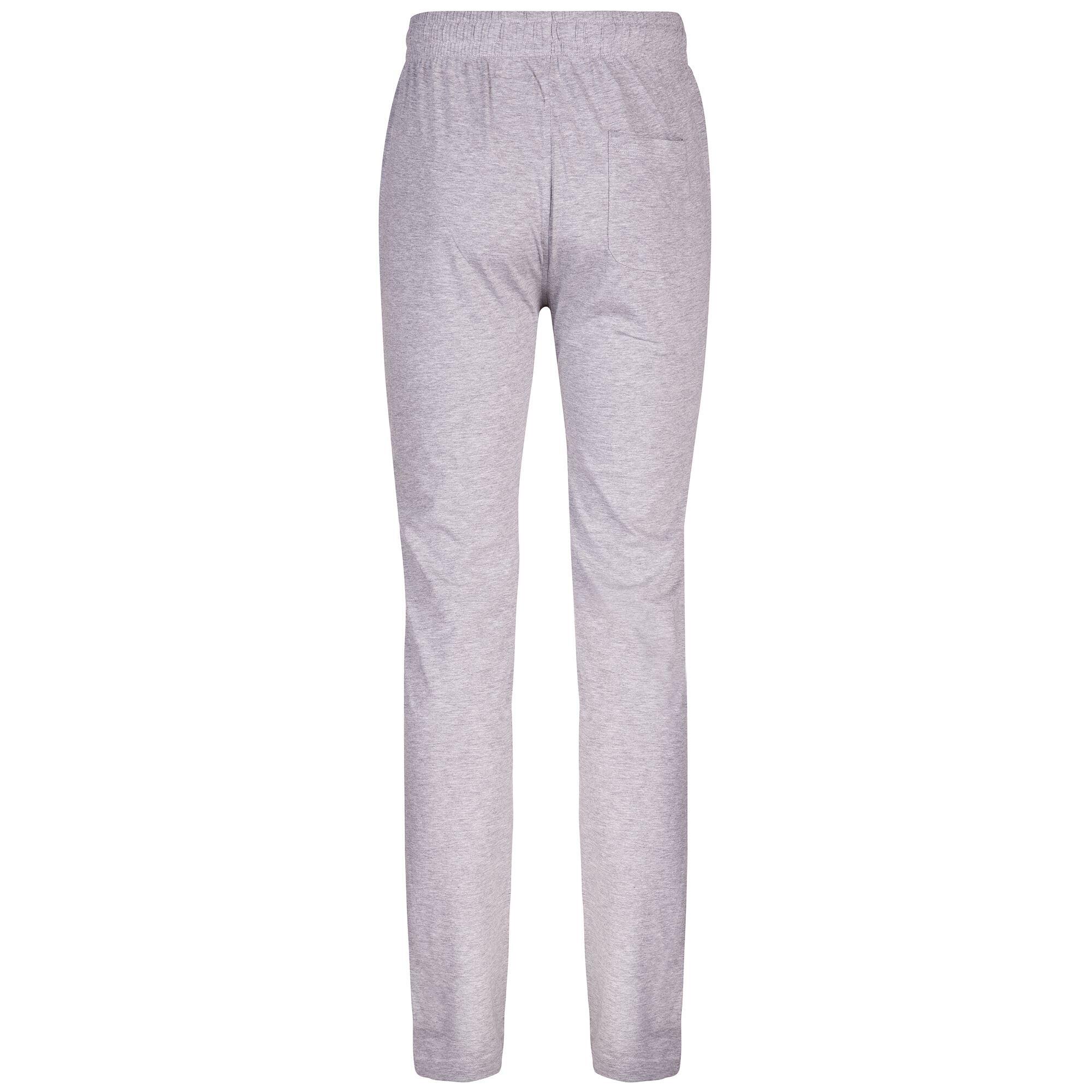 pantaloni da uomo in cotone grigio da fitness 2/3