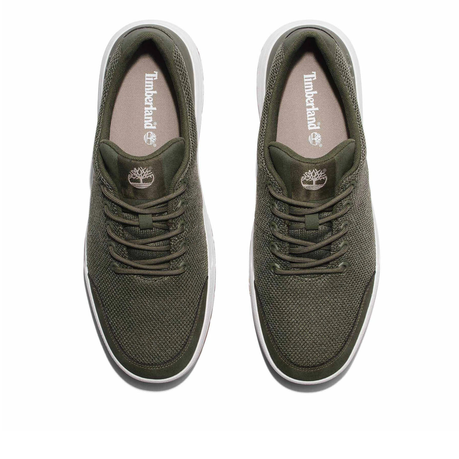 Timberland Maple Grove Knit Oxford Schuhe Grün/Weiß 2/7