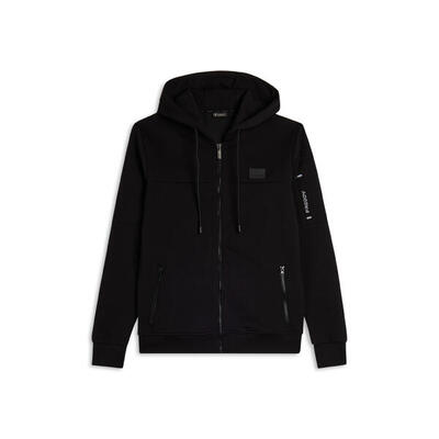 Giacca Leggera Uomo con Cappuccio e Tasche Zippate