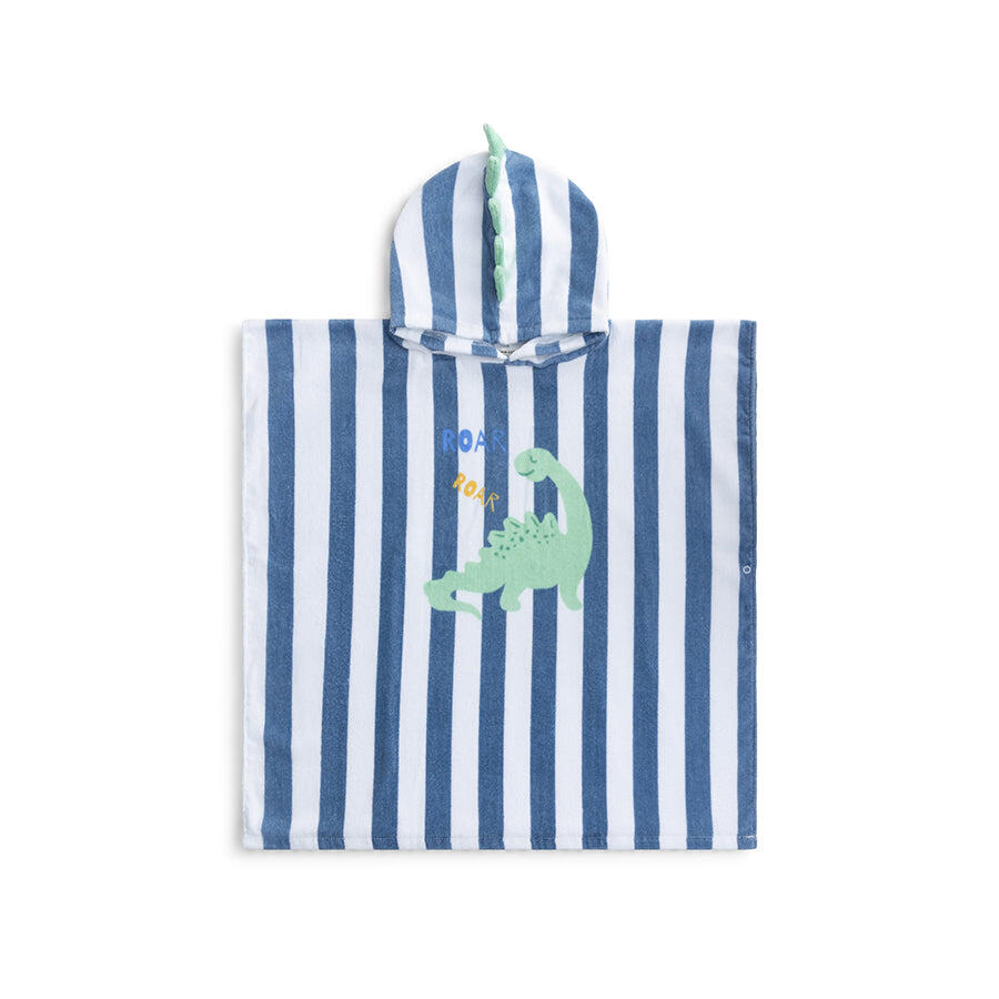 SWIM ESSENTIALS Swim Essentials | Accappatoio poncho in cotone verde in cotone 65 x 65 cm