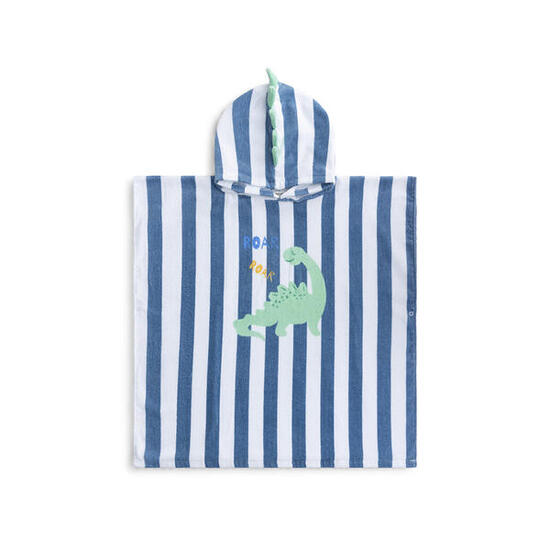Swim Essentials | Accappatoio Leopardo poncho in cotone marrone 65 x 65 cm