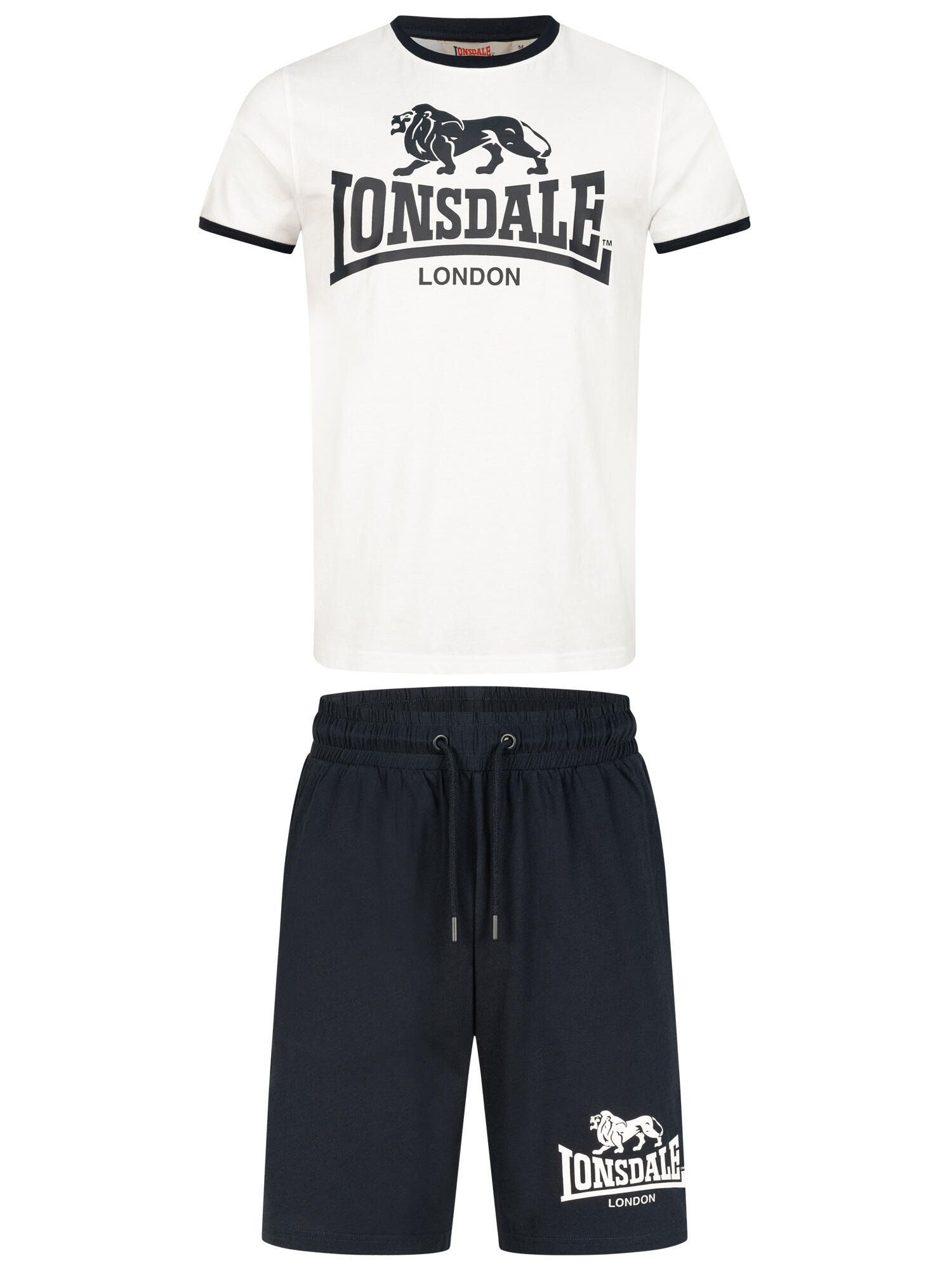 LONSDALE Heren T-shirt & shortset regular fit MIJN 2/7