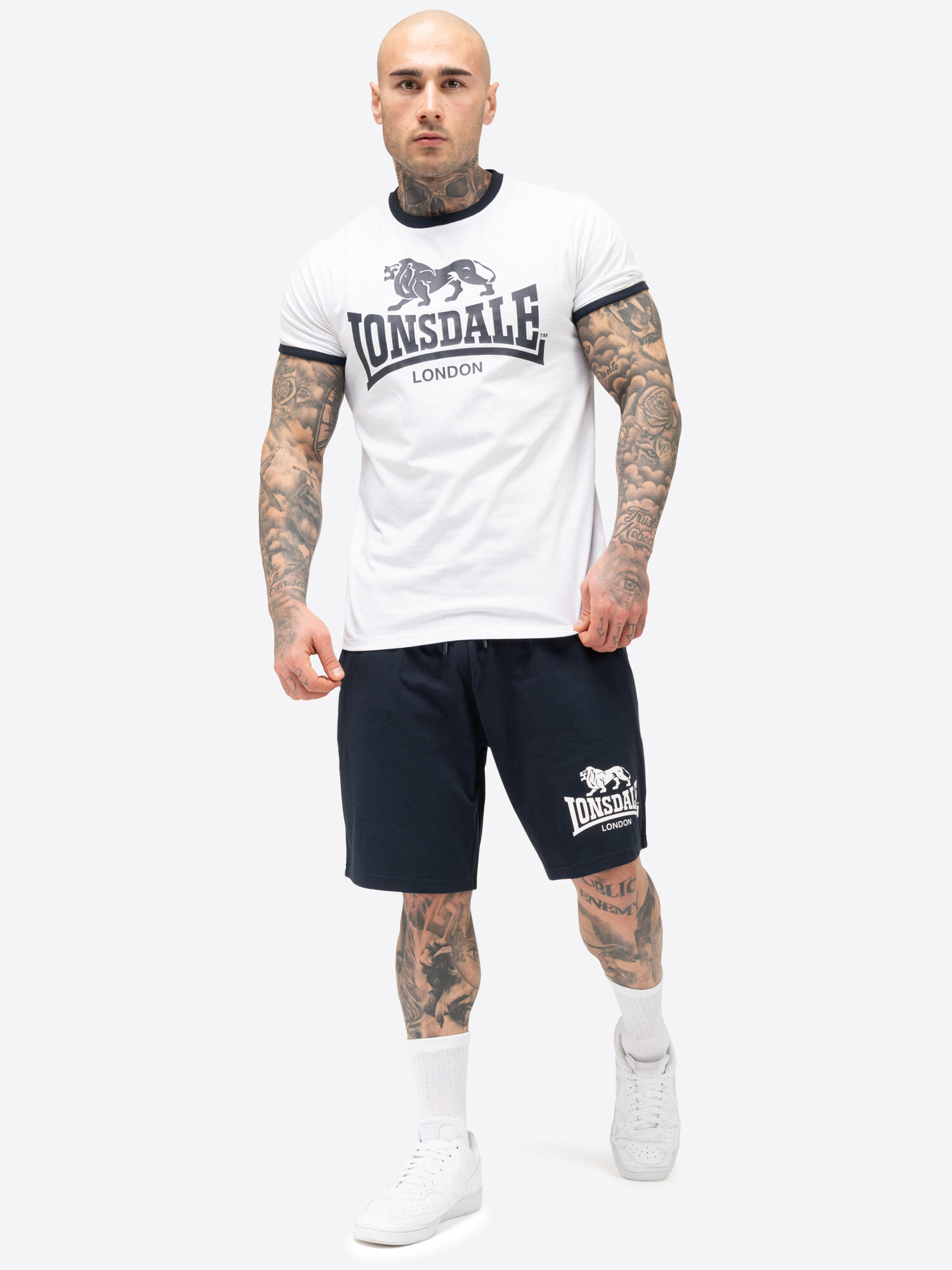 LONSDALE Heren T-shirt & shortset regular fit MIJN 4/7