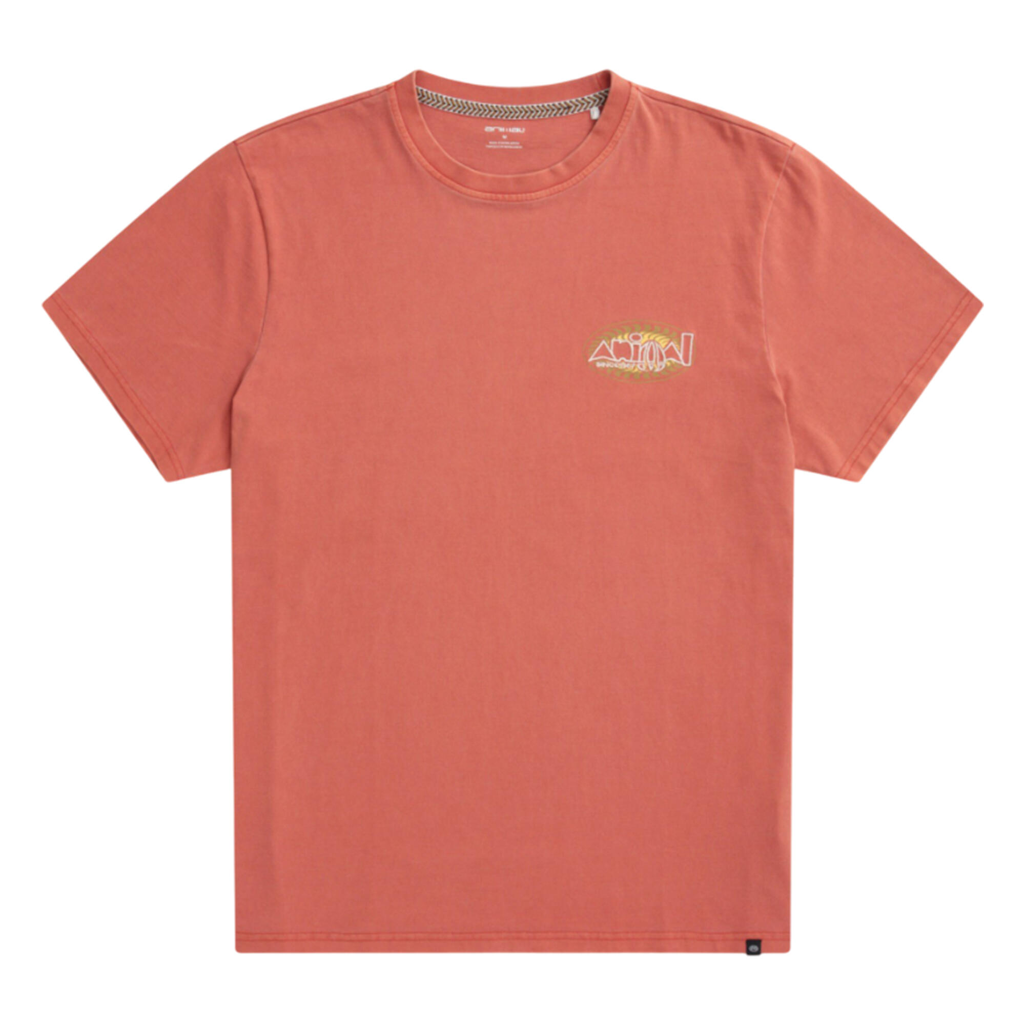 Mens Chase Relaxed Fit TShirt (Burnt Orange) 1/4