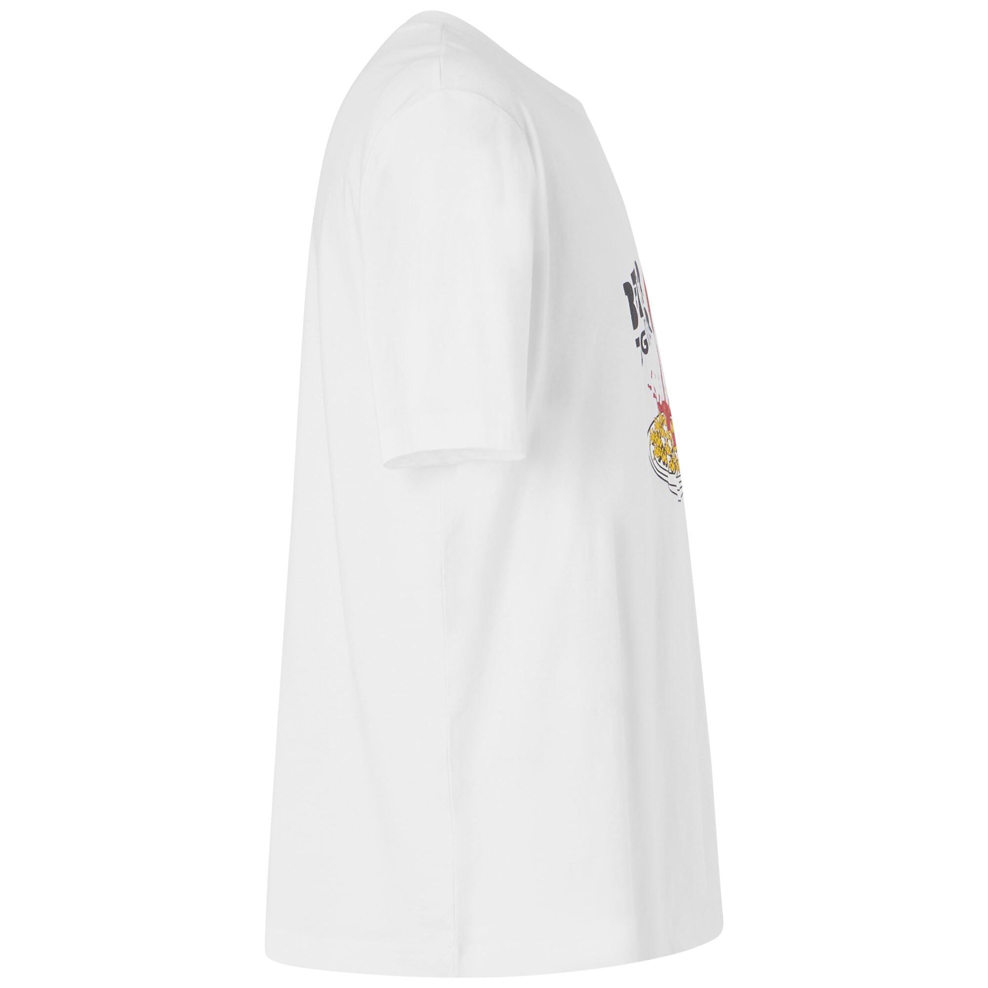 Camiseta Kappa hombre algodón blanco deportiva 2/7