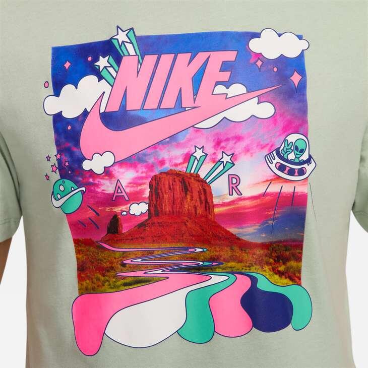 T-shirt uomo nike verde 4/4