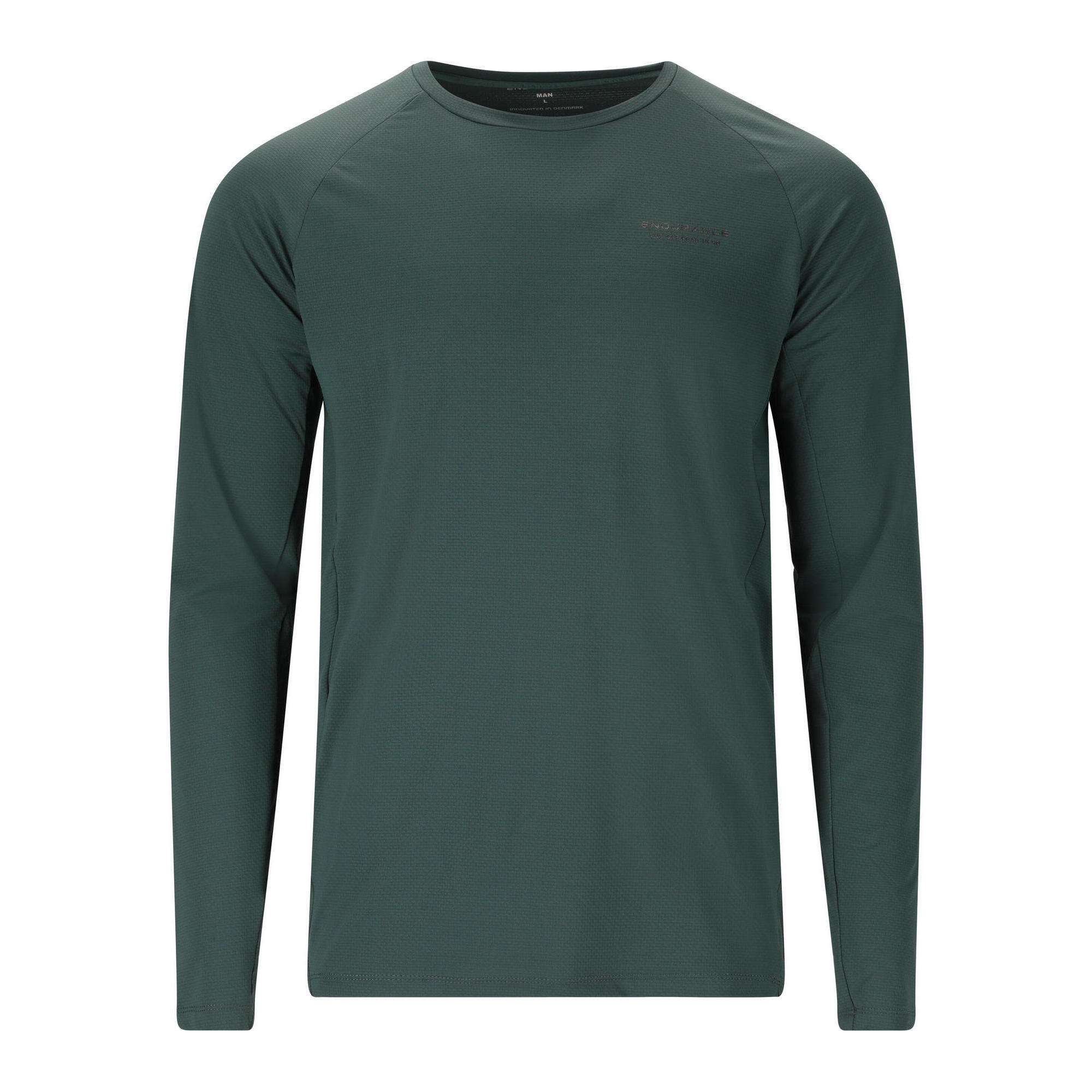 Endurance - Maillot De Cyclisme Apeake - Maillot Manches Longues - Vert - Decathlon