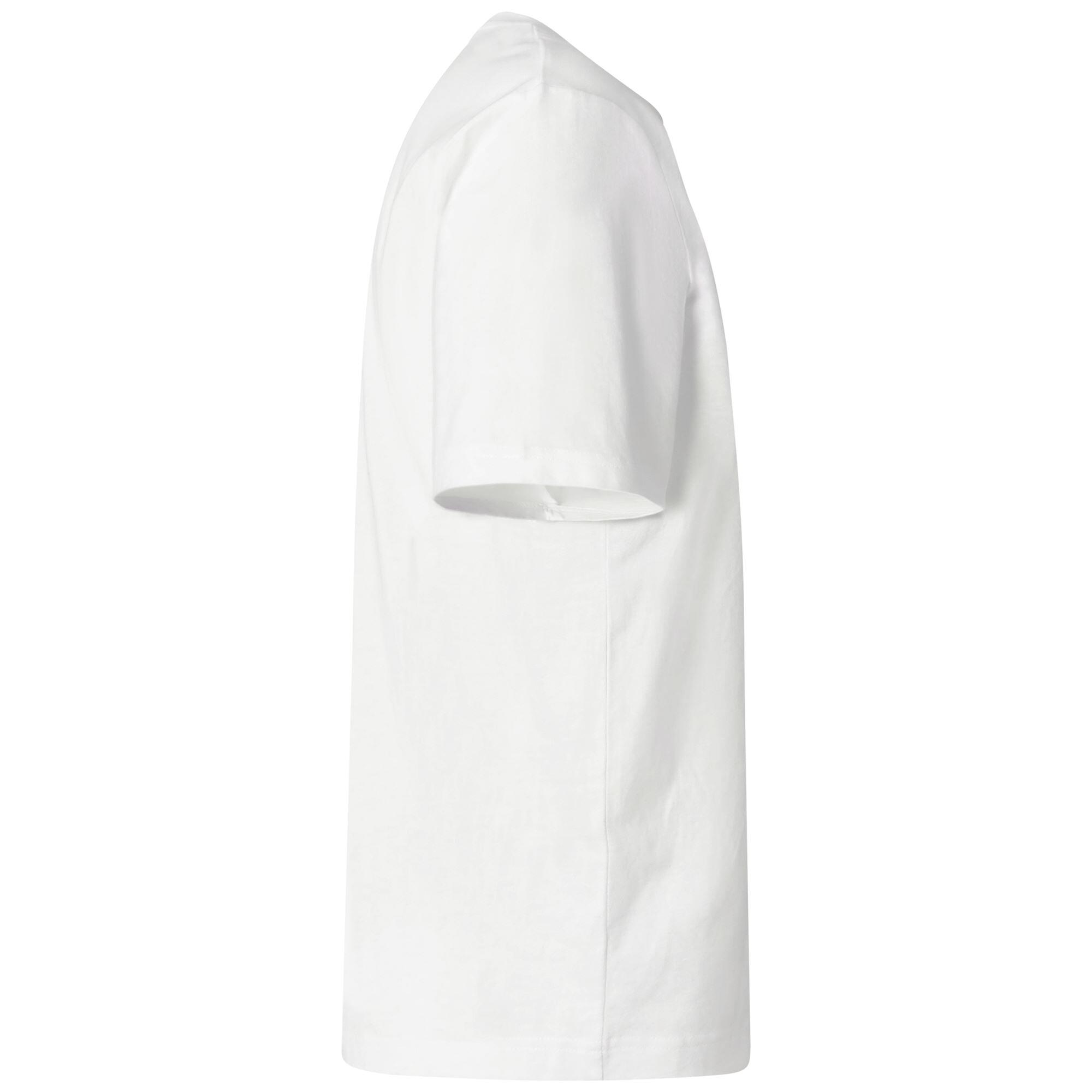 t-shirt da uomo in cotone bianco da fitness 2/7