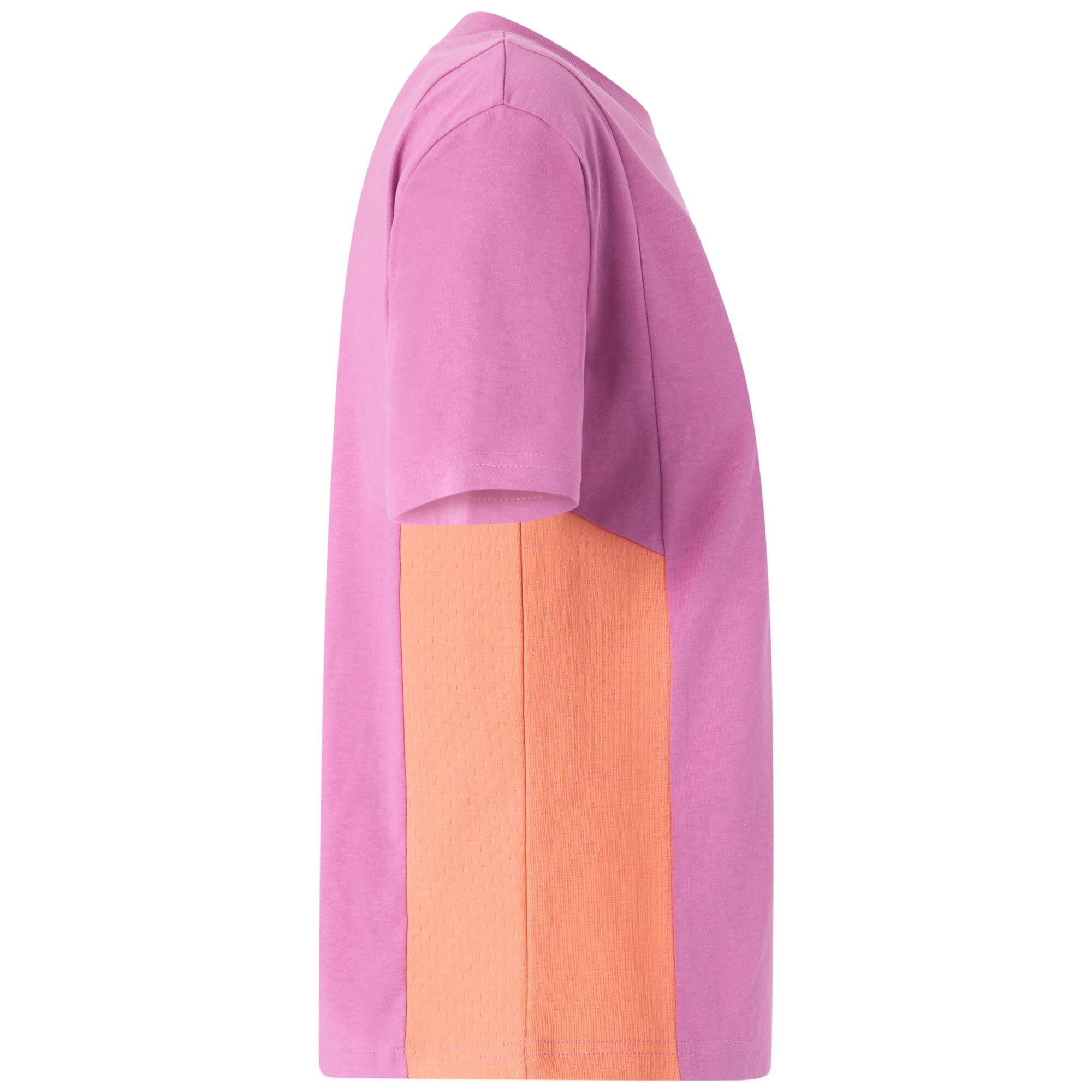 Camiseta Kappa mujer algodón violeta deportiva 3/7