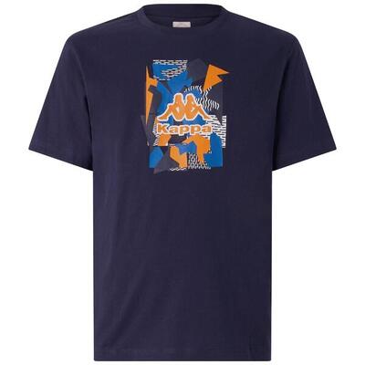 T shirt maglietta da uomo in cotone giallo da sportivo