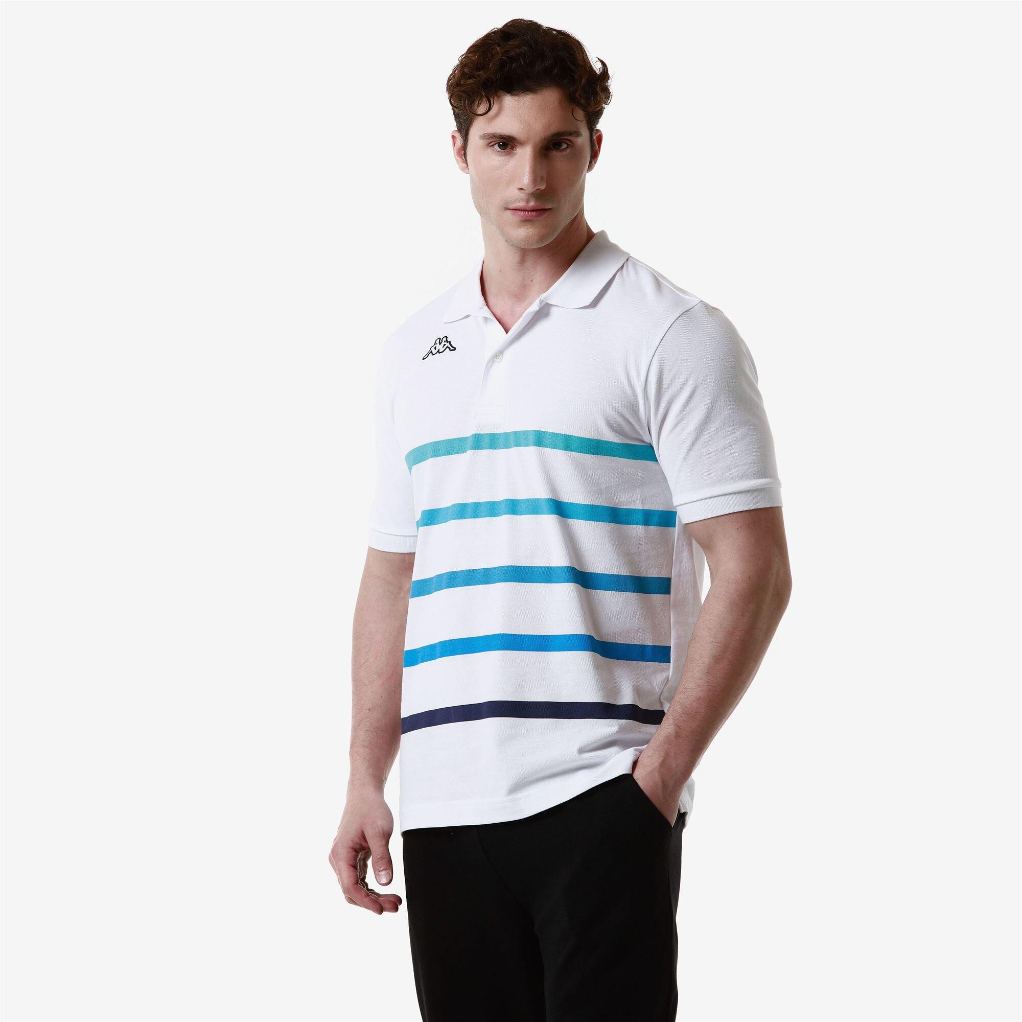 Polo pour homme blanc pour sportif 5/7