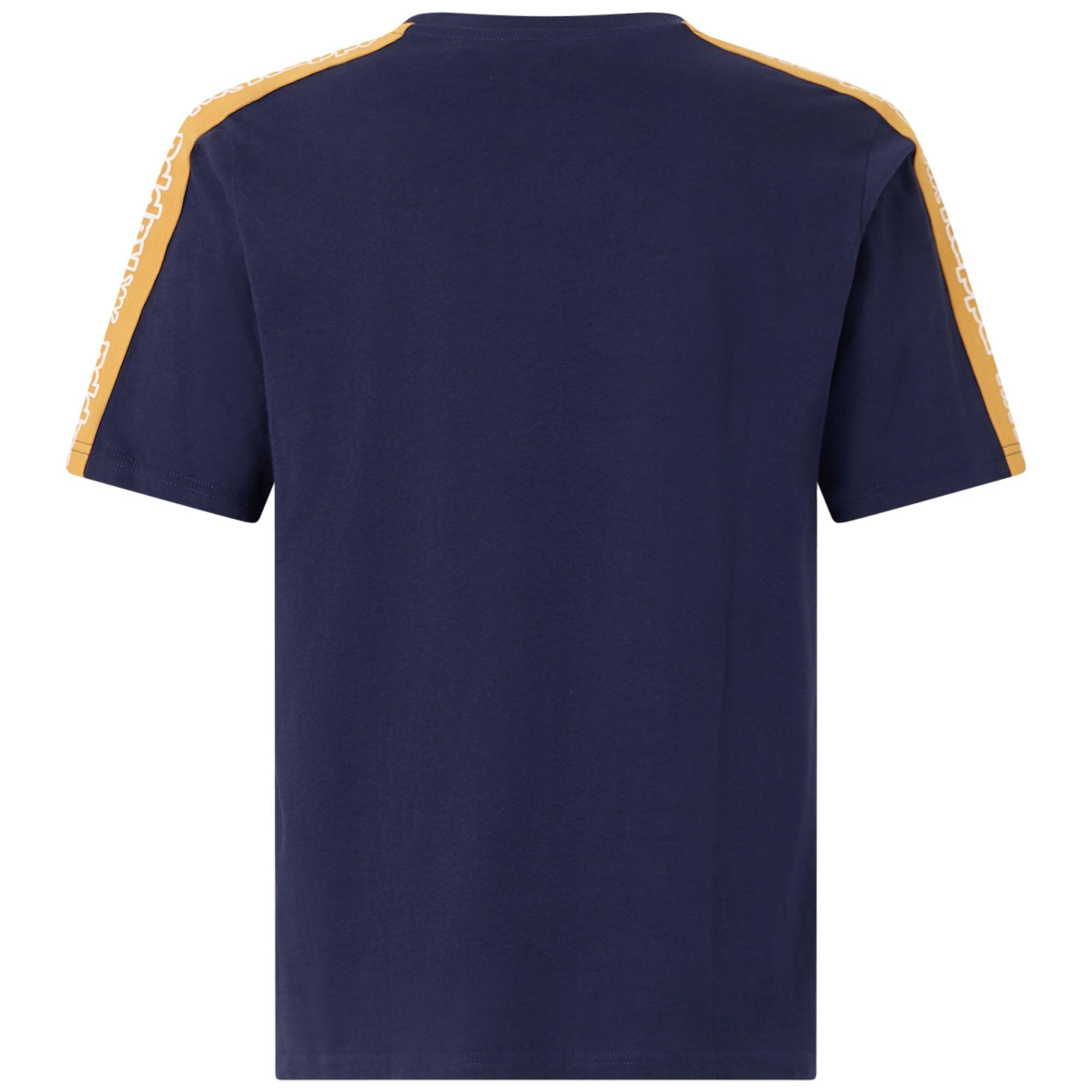 T shirt maglietta da uomo in cotone blu da sportivo 4/7