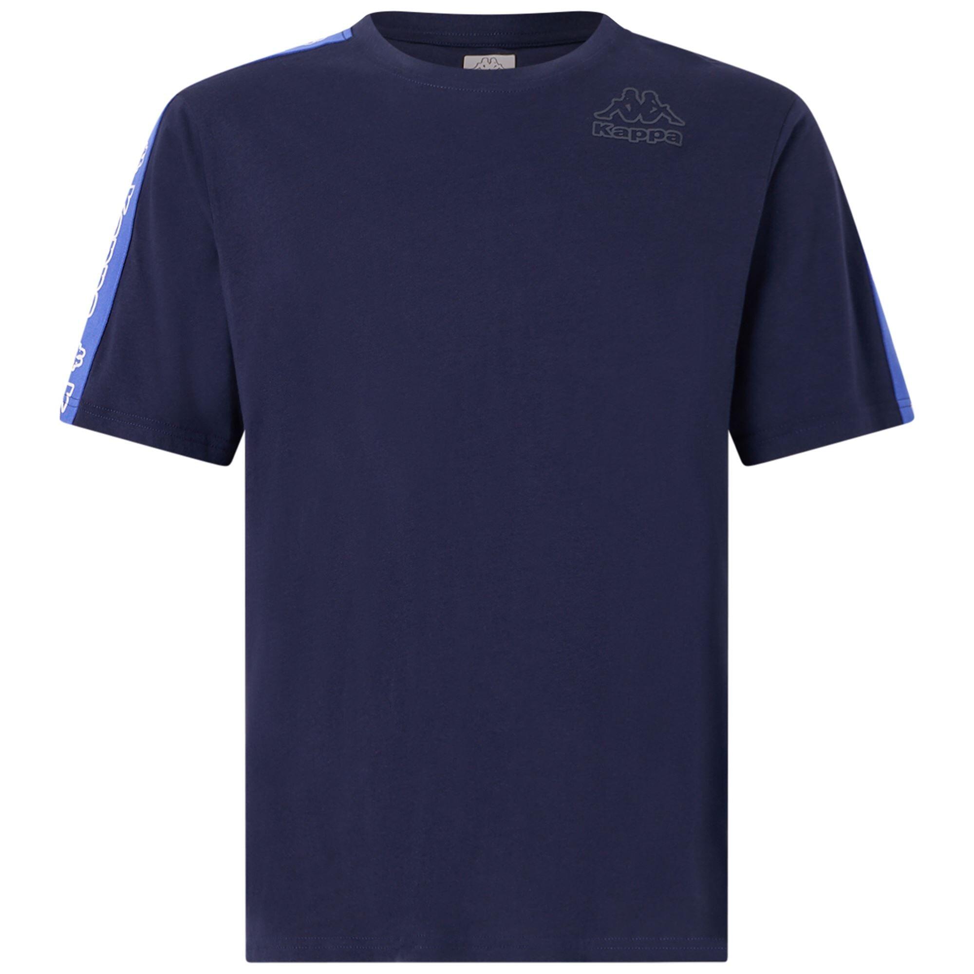 T shirt maglietta da uomo in cotone blu da sportivo 2/7