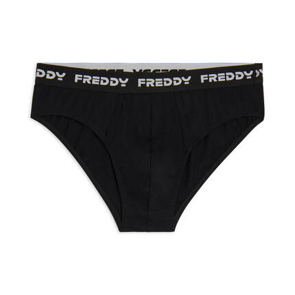 Slip pour hommes avec élastique en jacquard et logo FREDDY