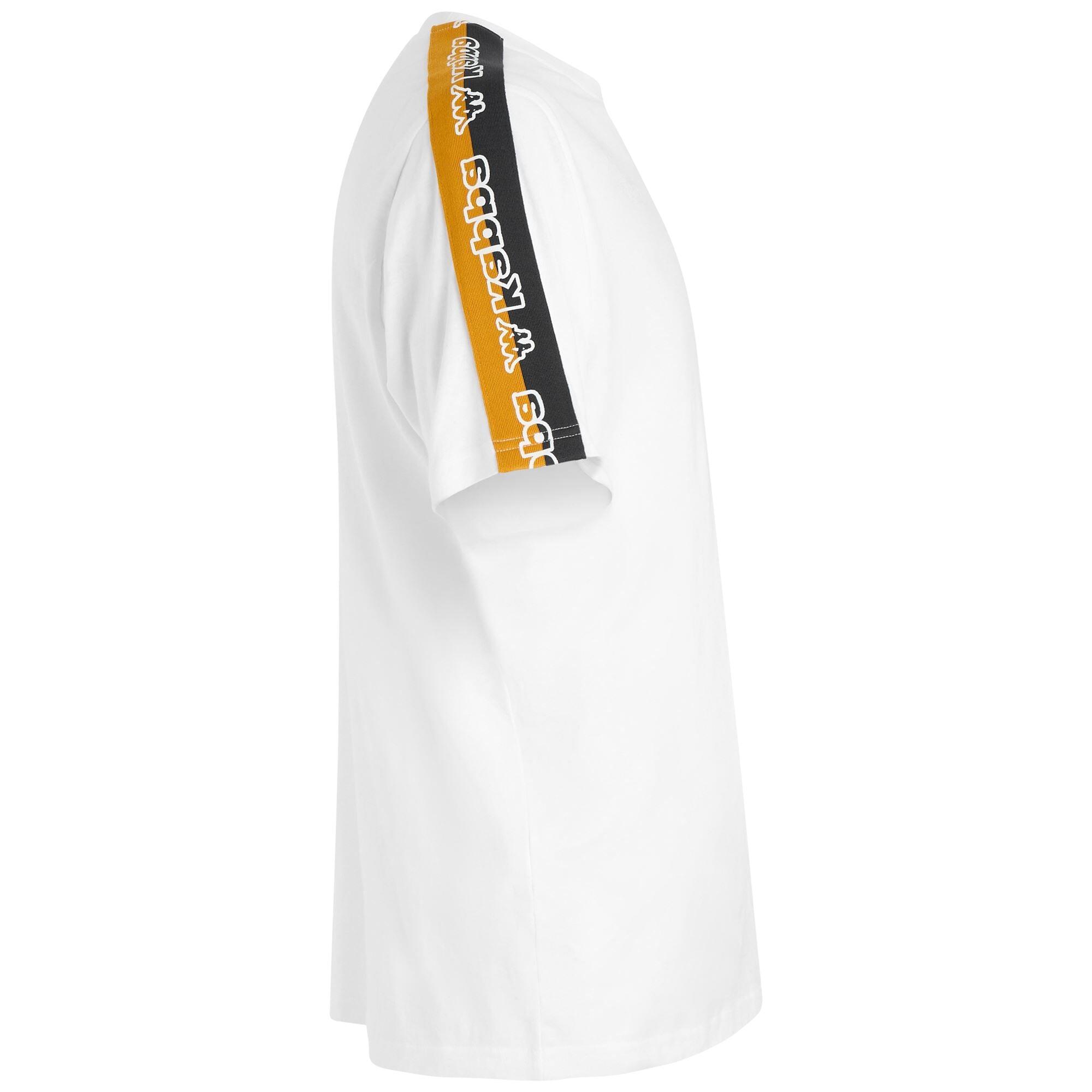 T shirt maglietta da uomo in cotone bianco da sportivo 2/7