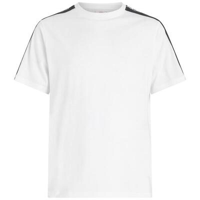 T shirt maglietta da uomo in cotone bianco da sportivo