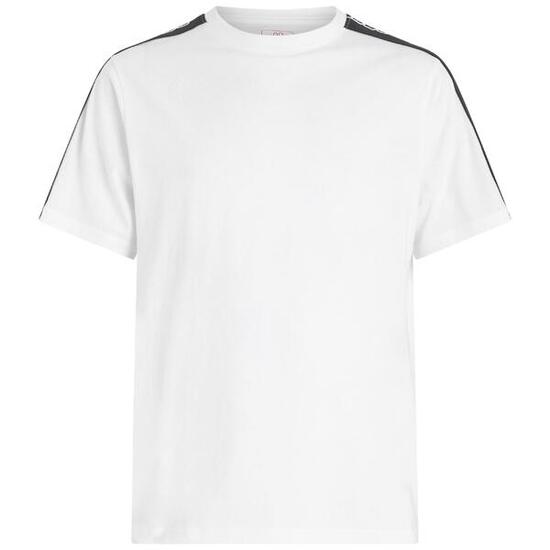 T shirt maglietta da uomo in cotone bianco da sportivo