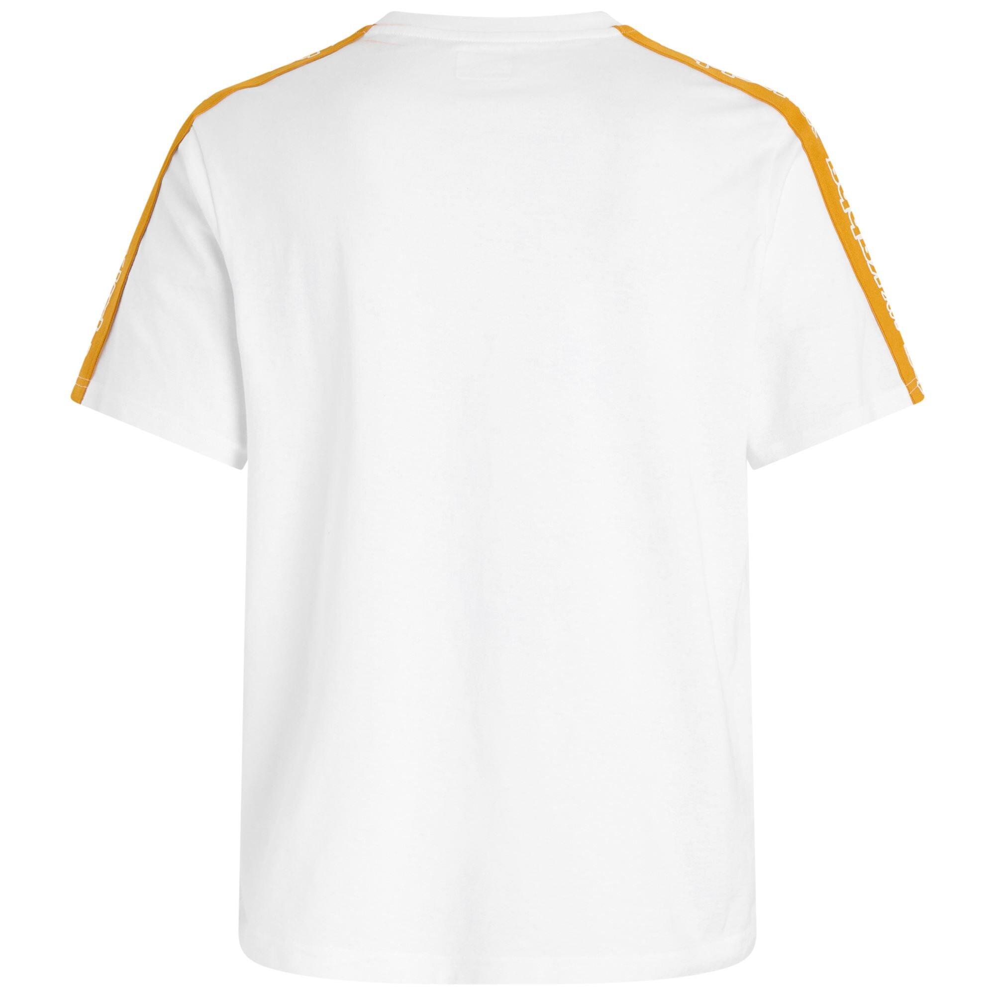 T shirt maglietta da uomo in cotone bianco da sportivo 3/7