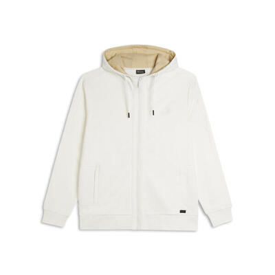 Felpa Uomo Full-Zip con Cappuccio interno a contrasto