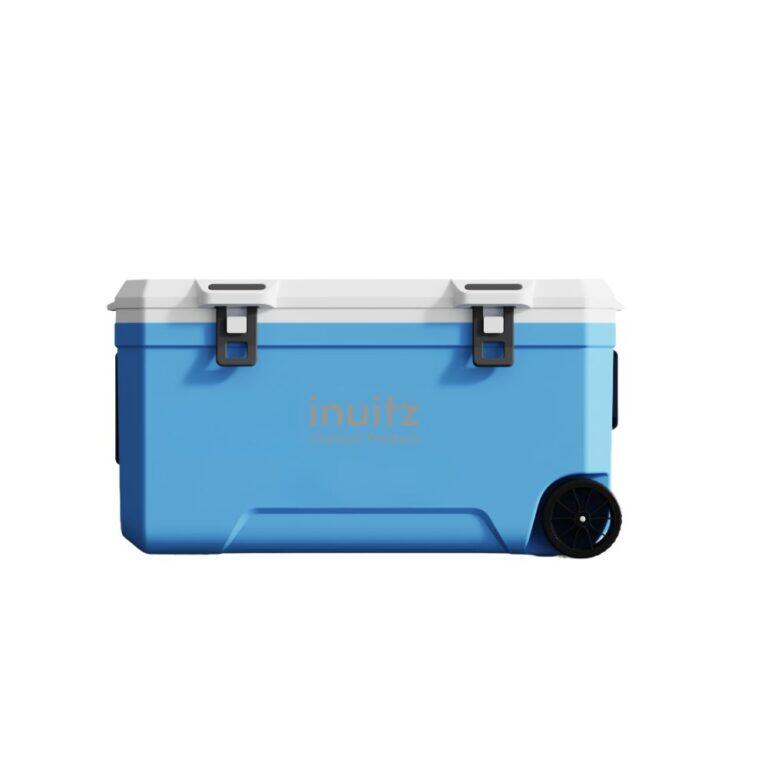Geleira Portátil com Rodas Inuitz Roller 120 Litros Azul