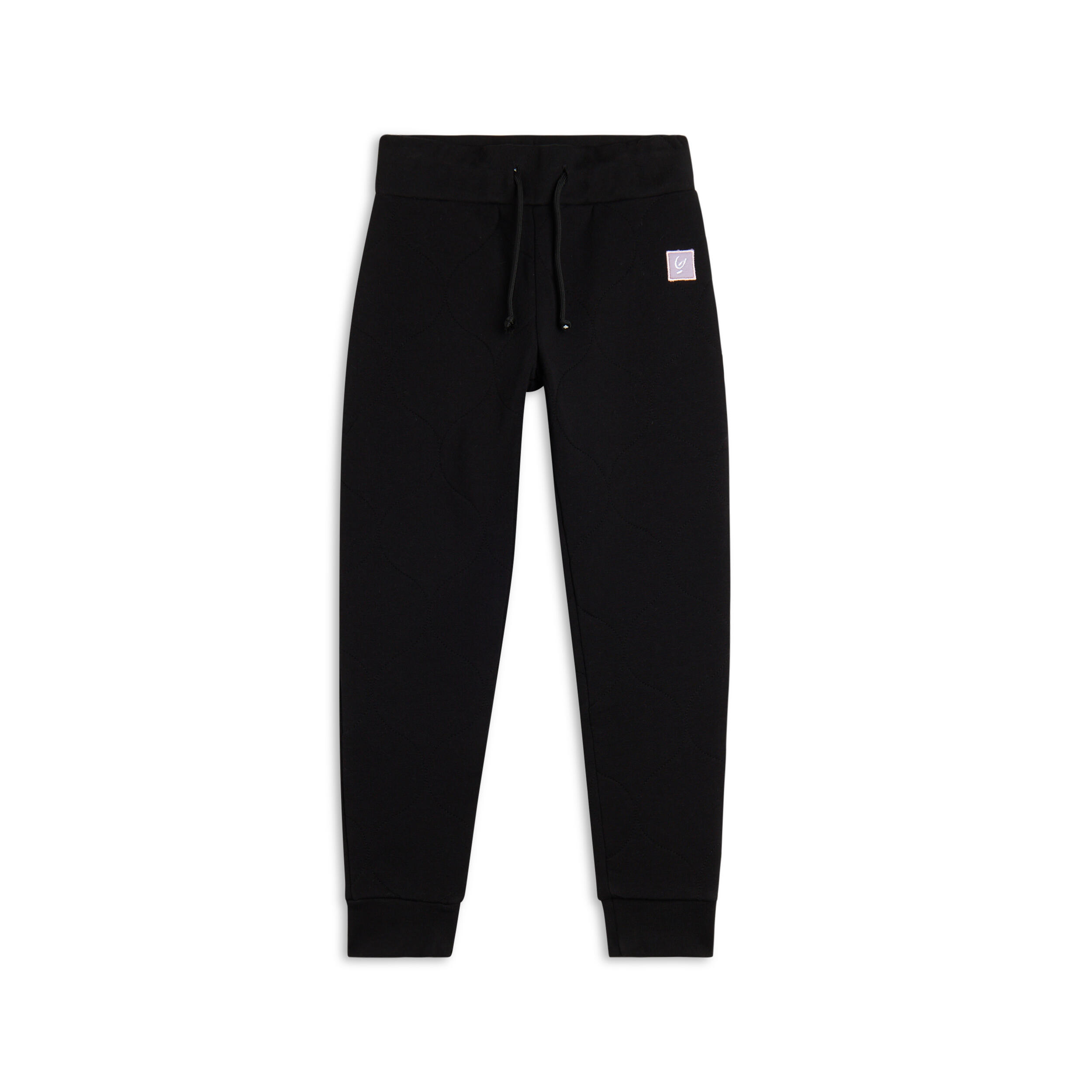 Pantalon de sport pour filles en coton texturé 1/3