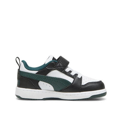 Puma - Rebound v6 lo bco/negro/verde 397420-15