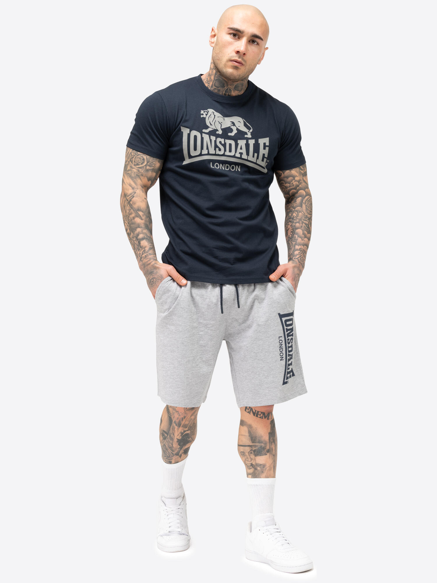 Ensemble t-shirt & shorts Lonsdale Mair 3/7