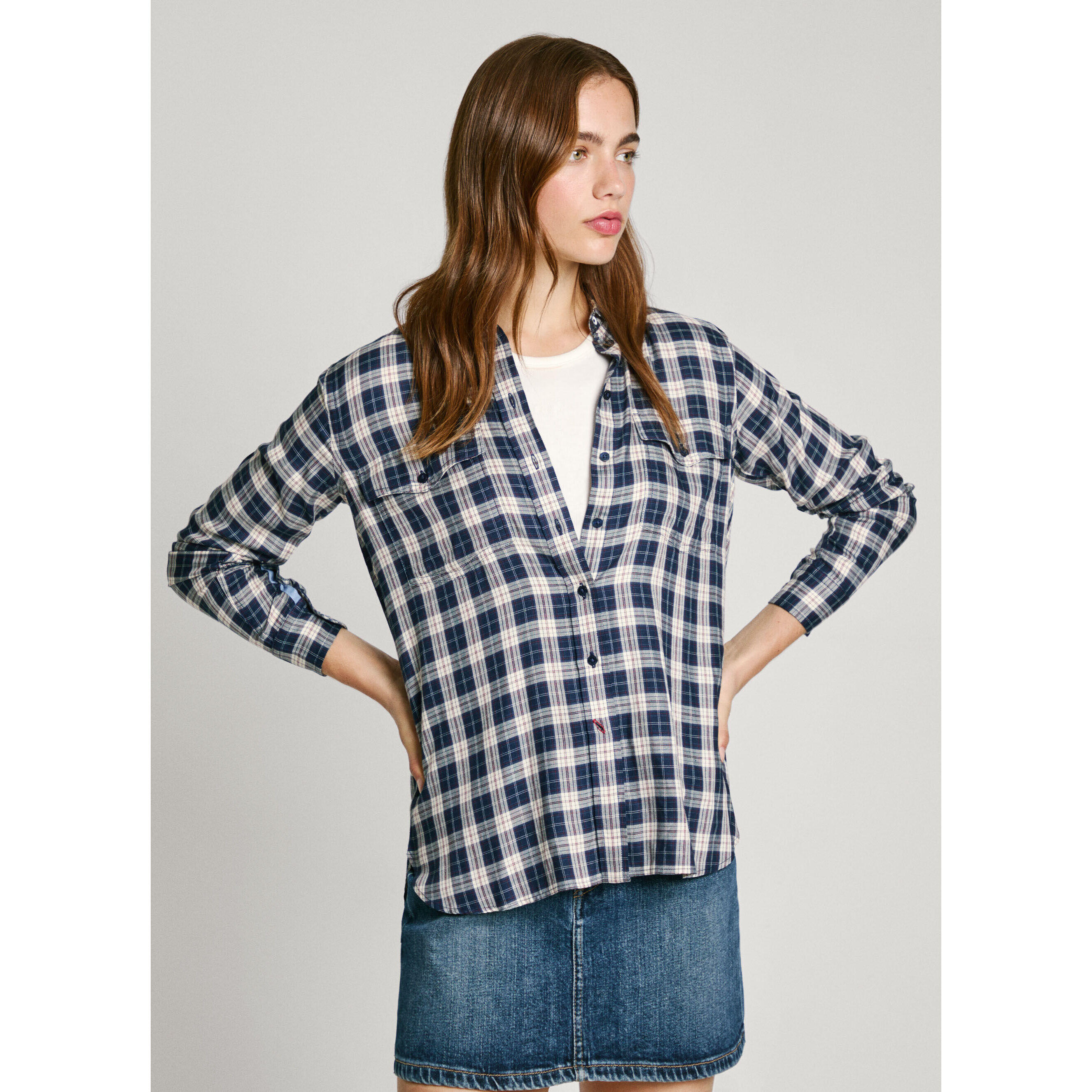 Camisa de mulher Pepe Jeans Polivia 3/7