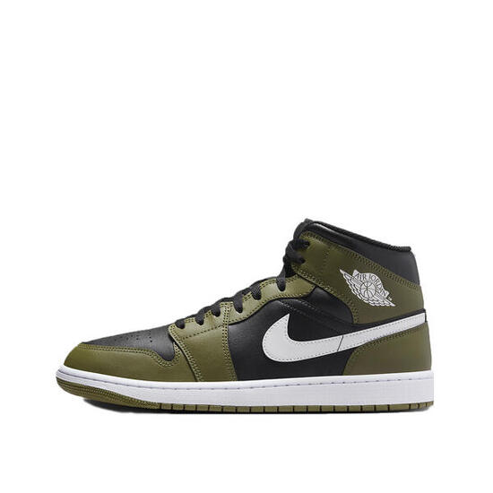 Nike - Air jordan 1 mid verde/negro DQ8426-092