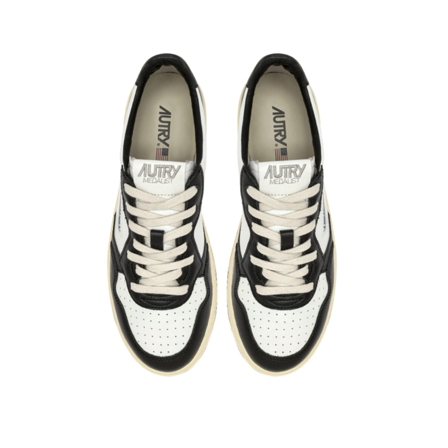 Sneaker Uomo   Sneaker bianco/nero AULM-BH02 2/3