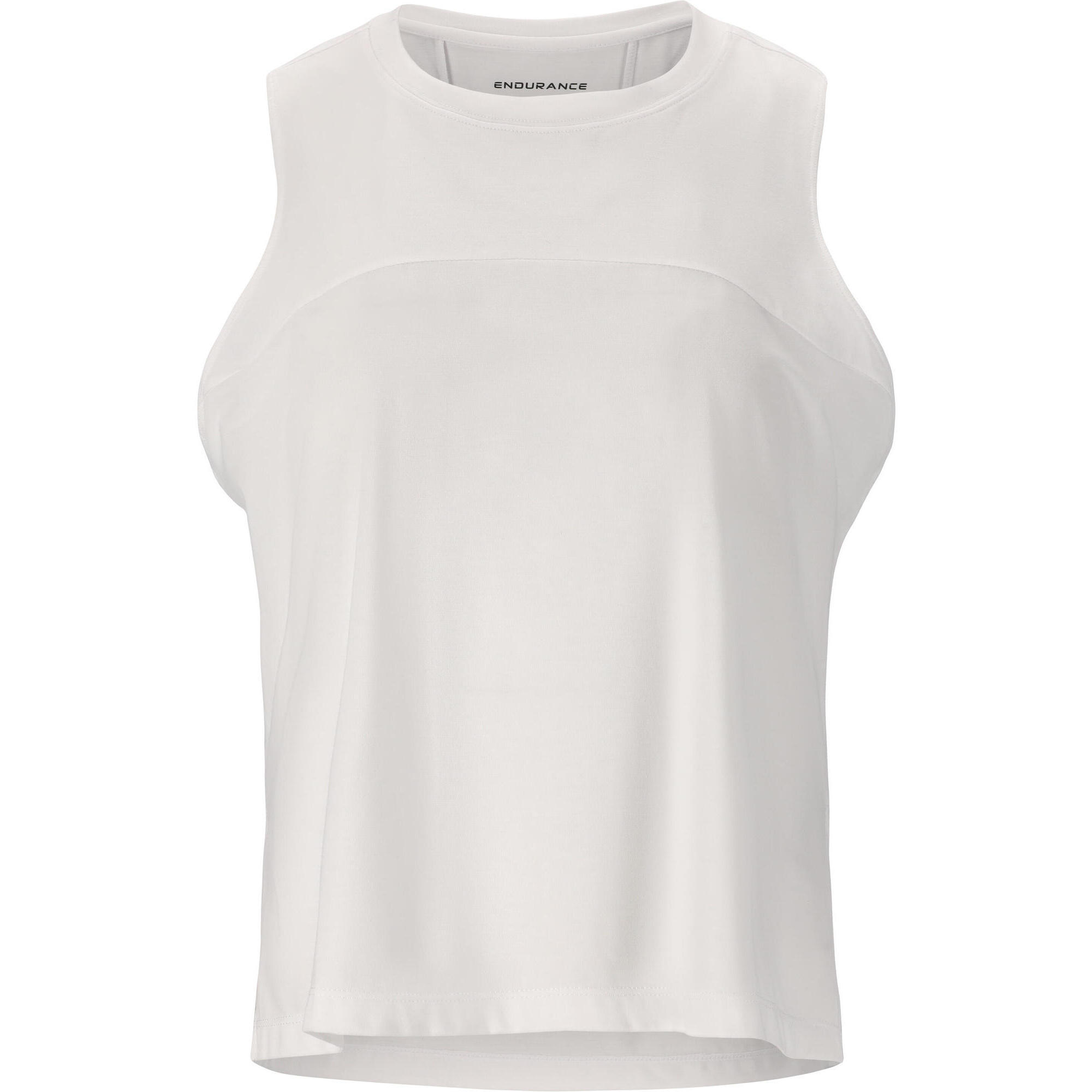 Endurance - Top Terminus - Chemise Sans Manche - Blanc - Decathlon
