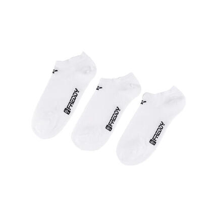 Pack de 3 socquettes femme en coton mélangé