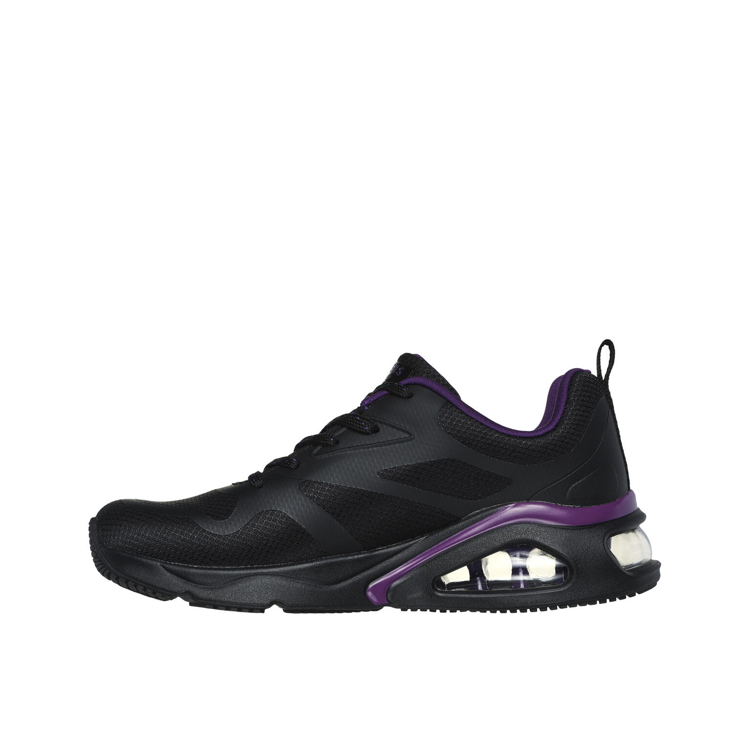 Sneaker Donna   Tres-ait uno nero/viola 177421 BBK 2/2