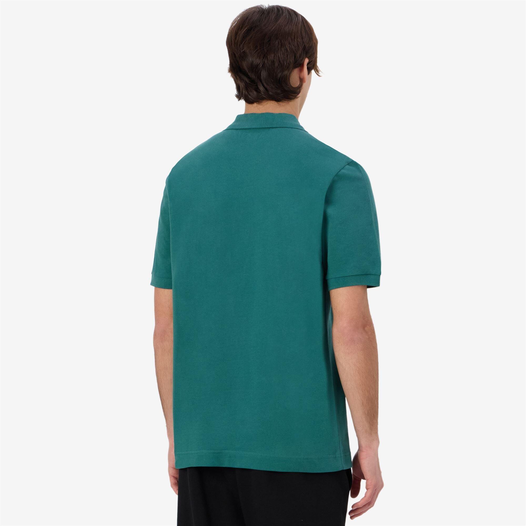 Polo da uomo in cotone verde da sportivo 6/7