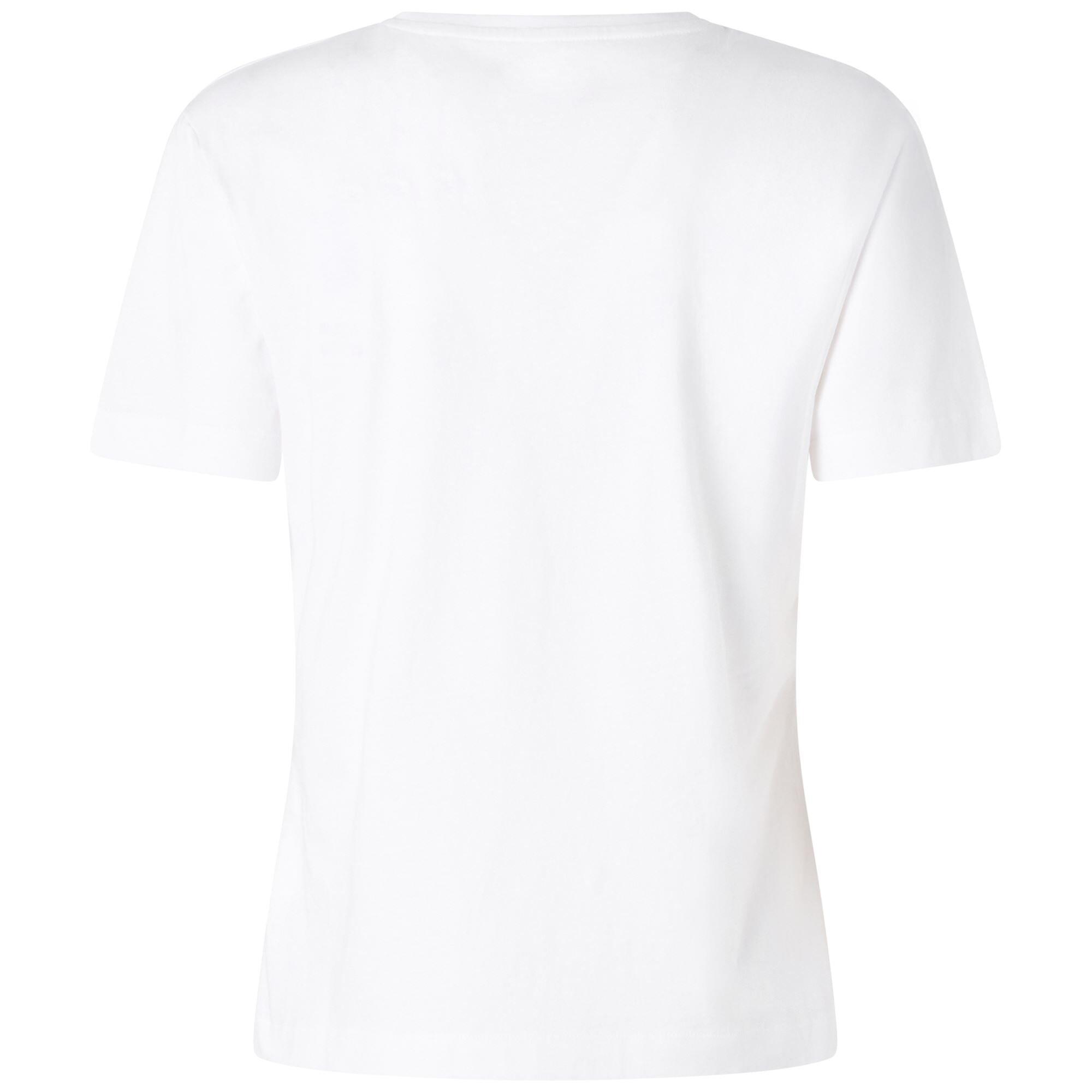 T-shirt branco Kappa Gamino Graphik feminino 4/7