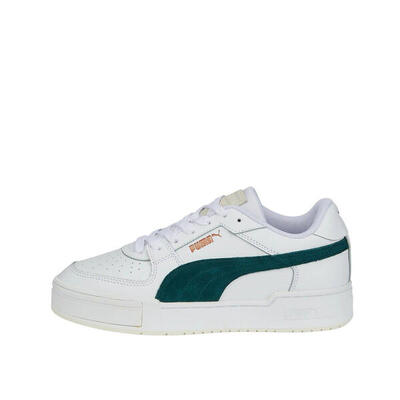 Puma - Ca pro gamuza bco/verde 387327-03