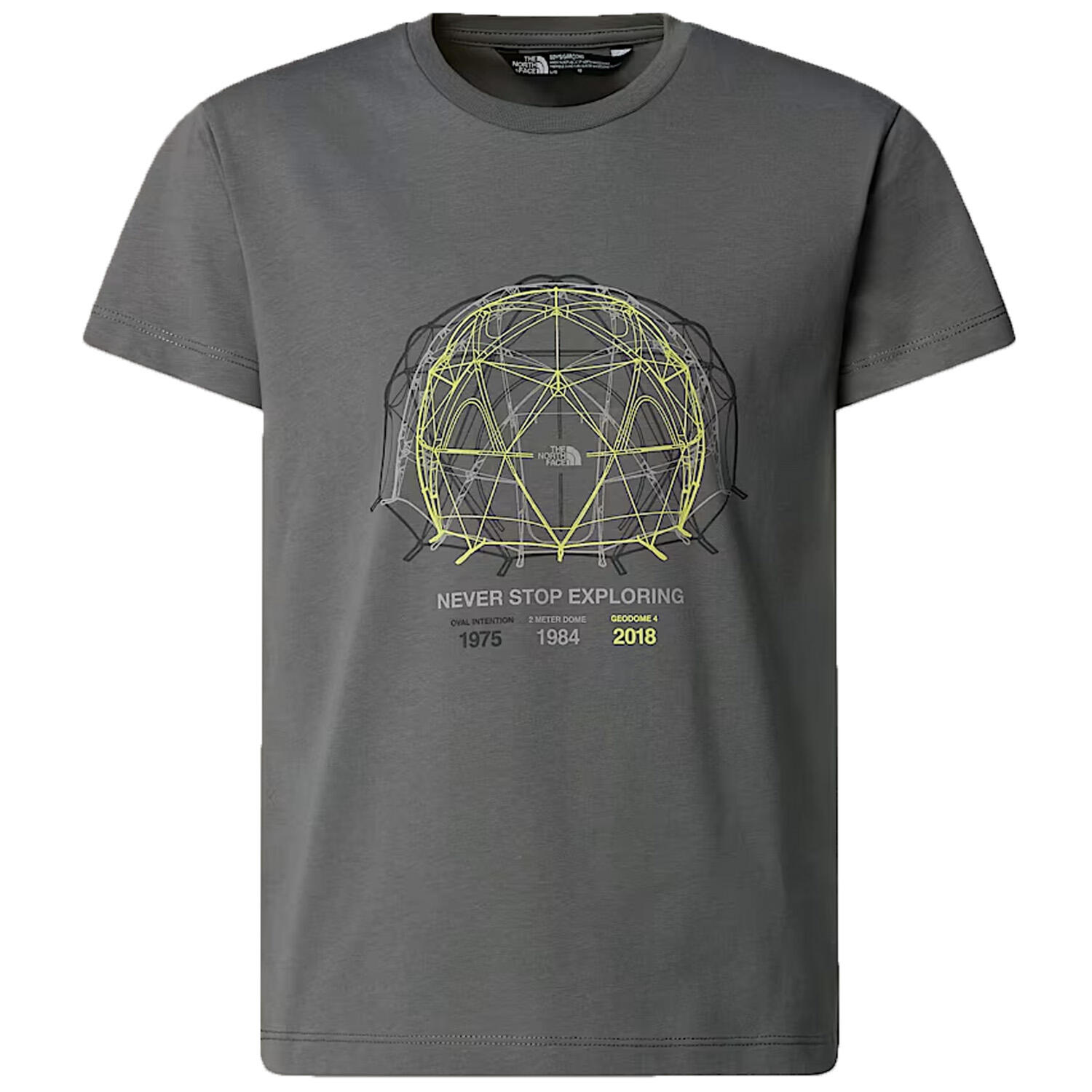 T-shirt Bambino   T-shirt grigio NF0A8AXG0UZ 1/2