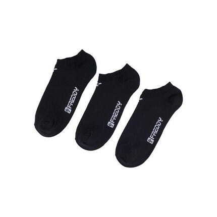 Pack de 3 socquettes femme en coton mélangé