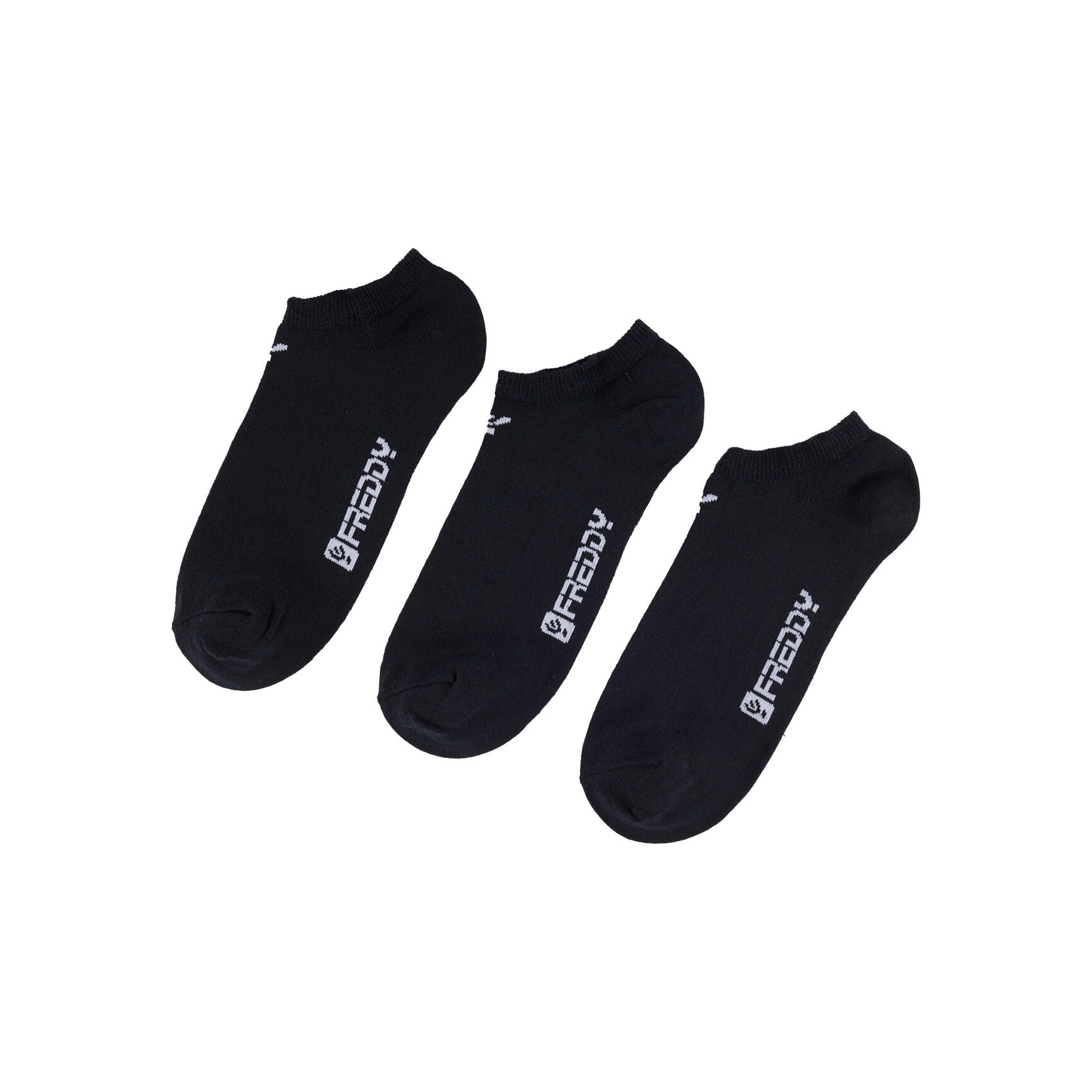 Freddy - Pack De 3 Socquettes Femme En Coton Mélangé - Chaussettes - Bleu - 43/46 - Decathlon