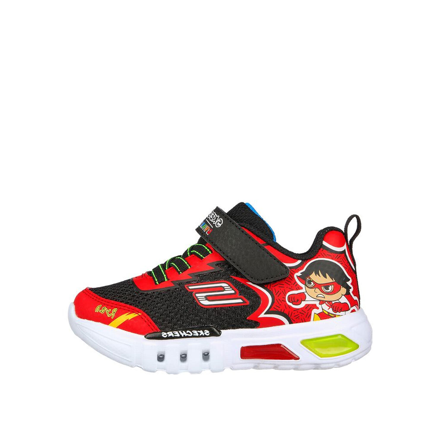 Sneaker Bambino   Flex glow nero/rosso 406043N RDBK 1/2