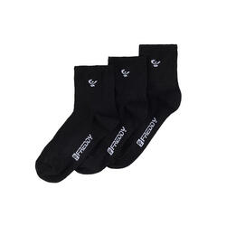 Pack de 3 chaussettes femme en coton mélangé, coupe cheville