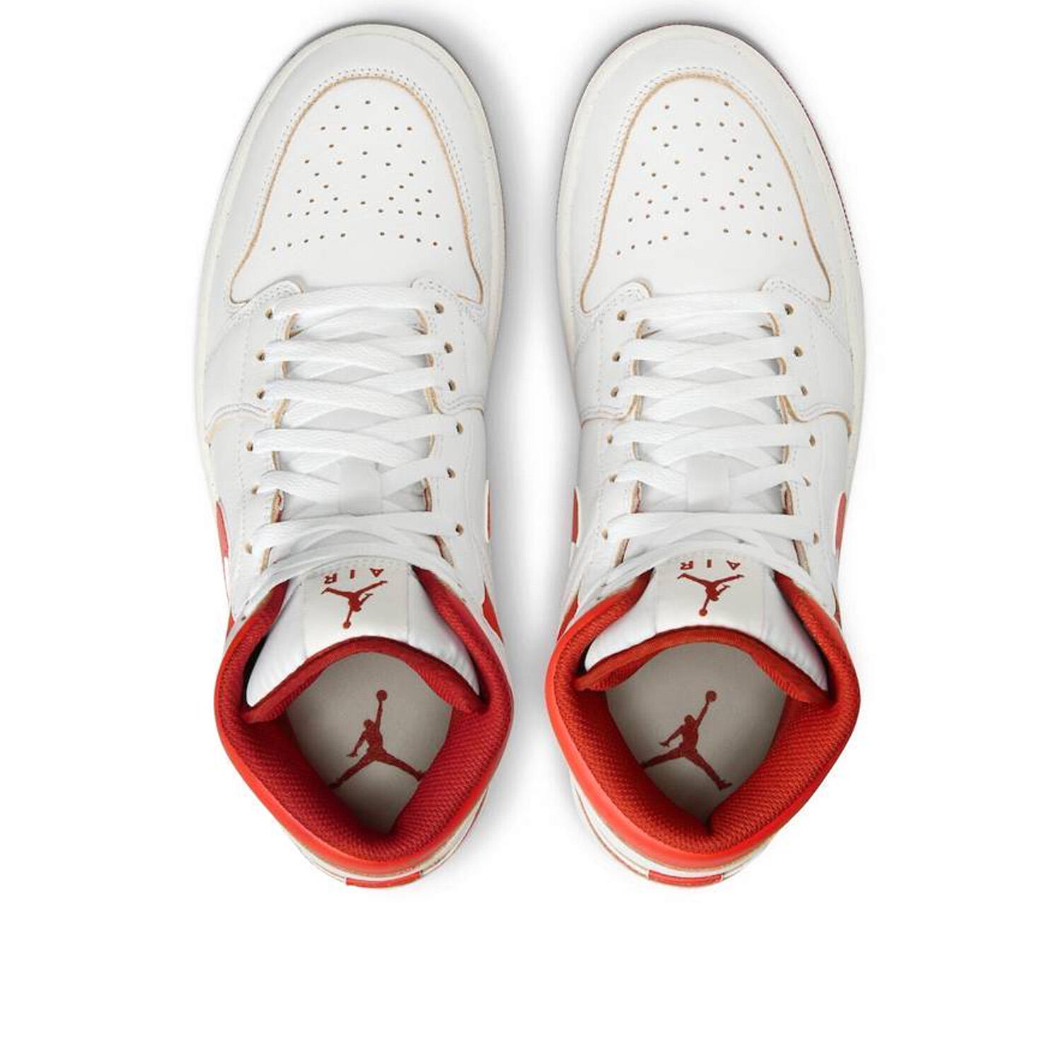 Nike - Air jordan 1 mid bco/rouge FJ3458-160 2/5