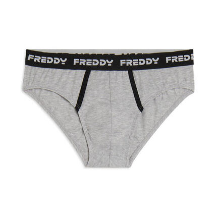 Slip pour hommes avec élastique en jacquard et logo FREDDY