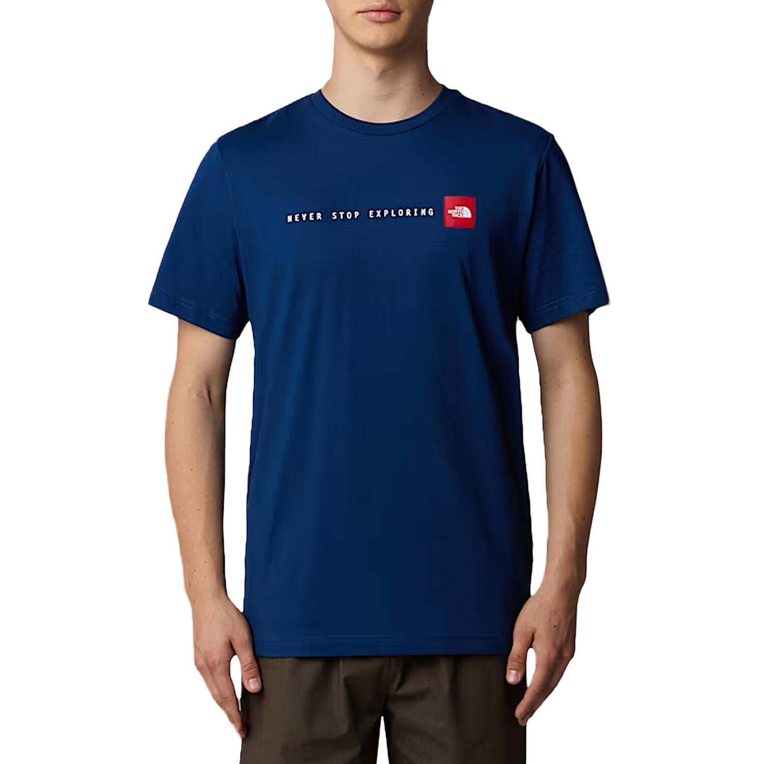 The north face - camiseta azul nf0a87nsd1r