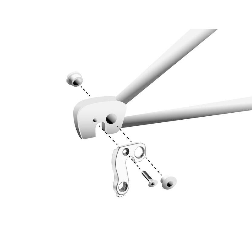 Union GH-127 supporto cambio con set viti M8x0,75 + M4x0,7. 5/6