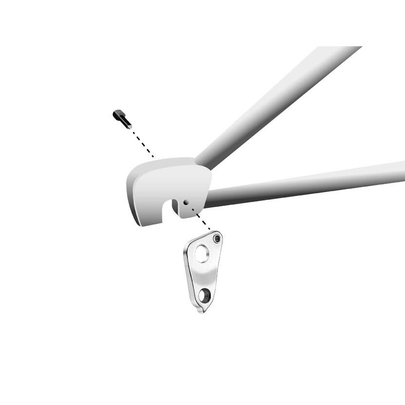 Rechtes hinteres Ausfallende Union gh-159 5/6