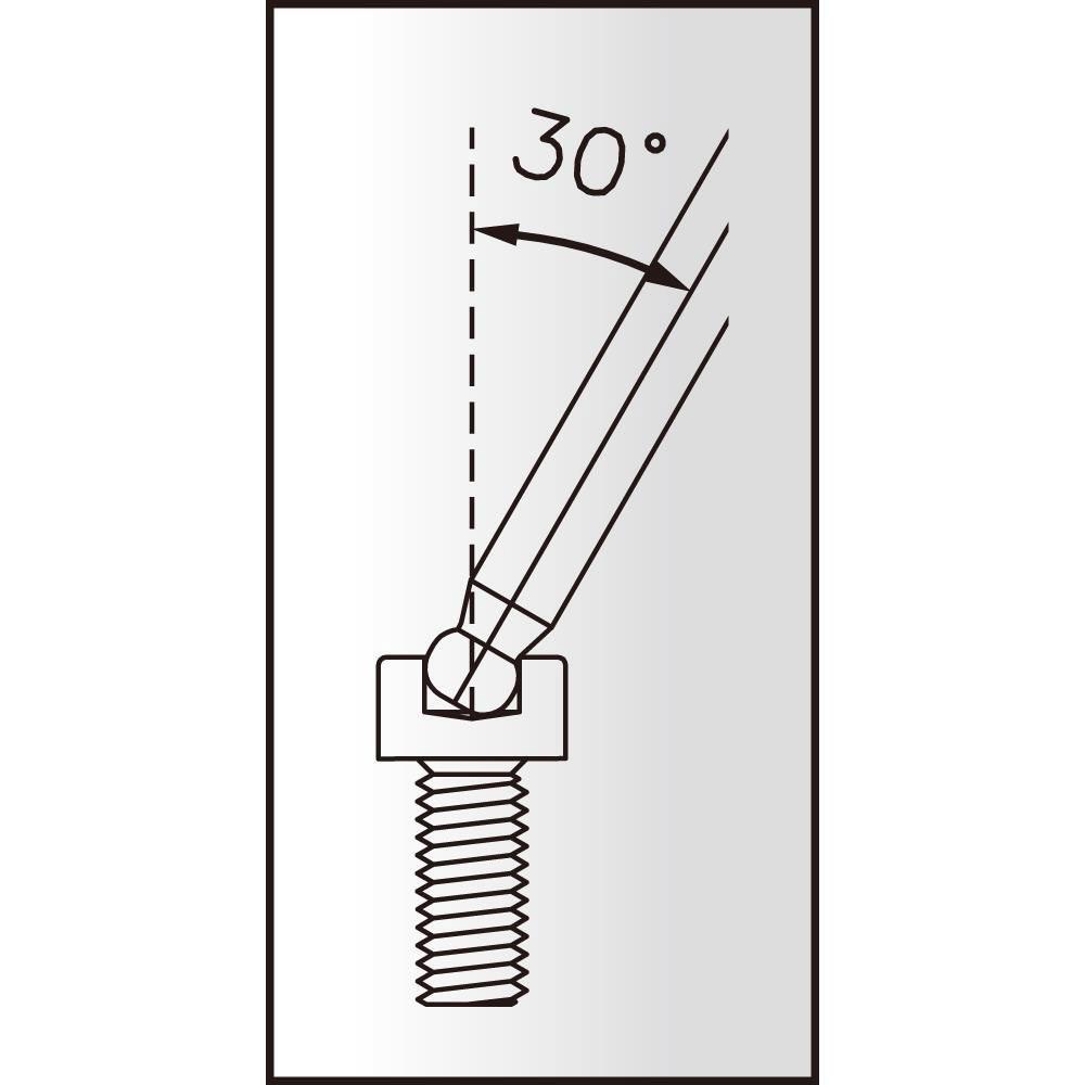 Clé Allen en T 6.0mm 7M60 2/3